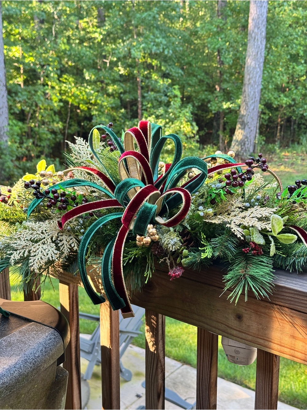 Winter Christmas Centerpiece